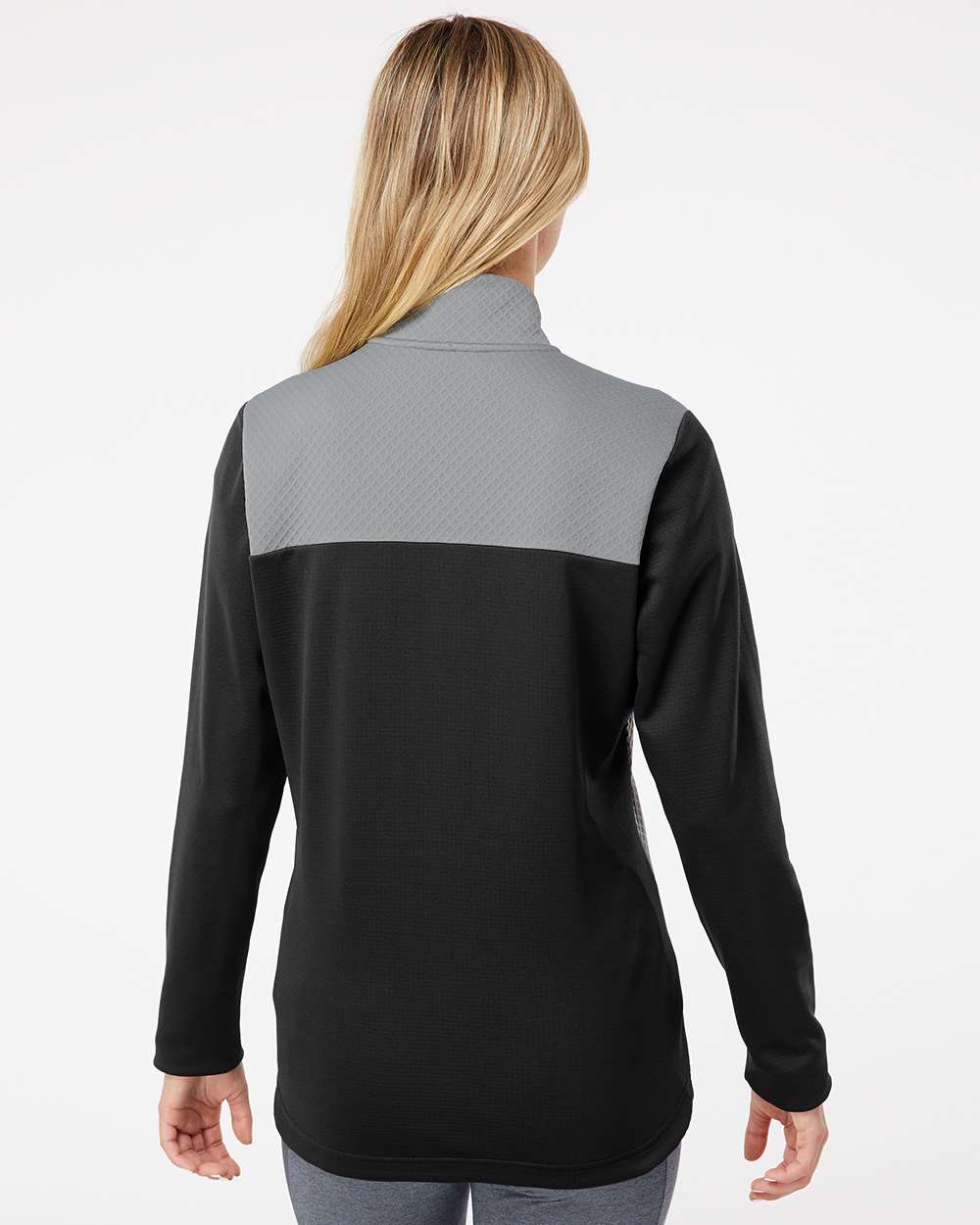 Adidas - Women's Textured Mixed Media Full-Zip Jacket - A529