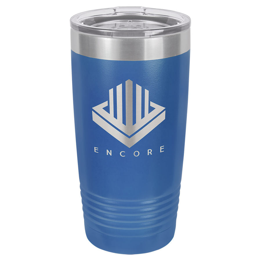 Polar Camel 20 oz. Ringneck Vacuum Insulated Tumbler w/Clear Lid