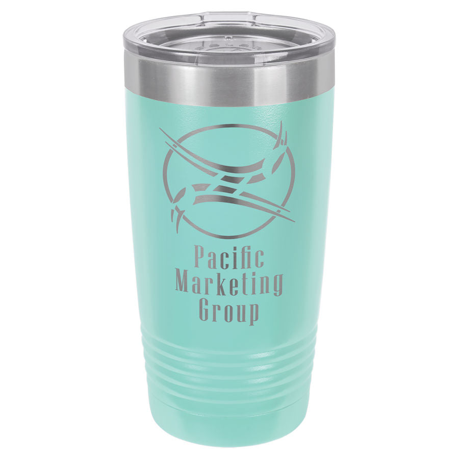Polar Camel 20 oz. Ringneck Vacuum Insulated Tumbler w/Clear Lid