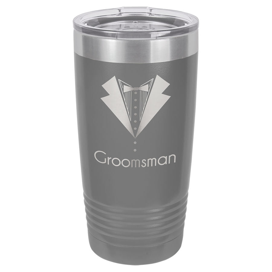 Polar Camel 20 oz. Ringneck Vacuum Insulated Tumbler w/Clear Lid