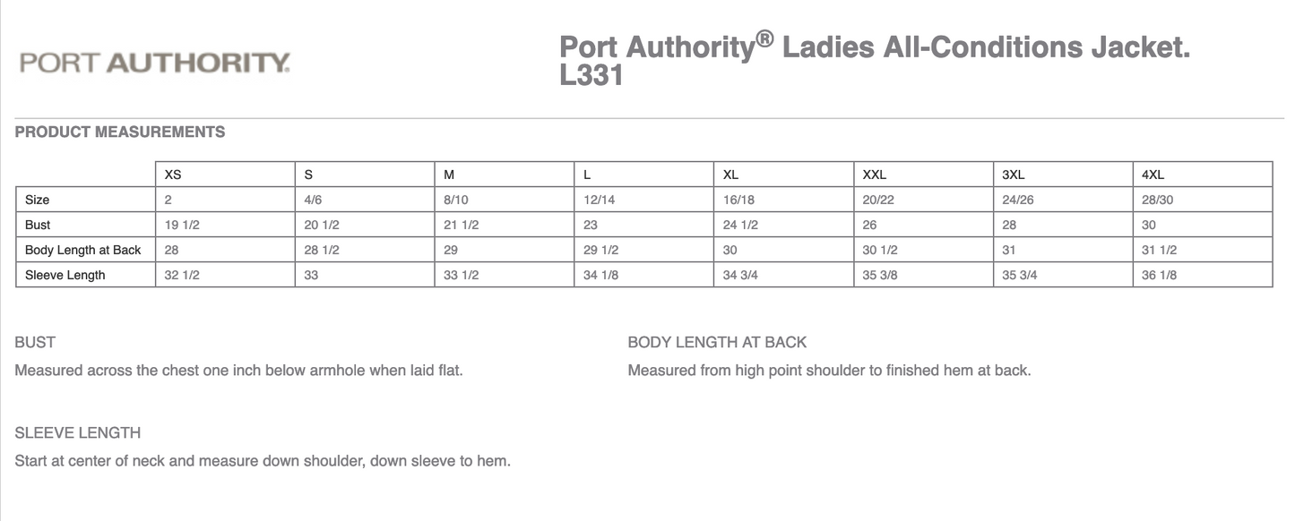 Port Authority® Ladies All-Conditions Jacket