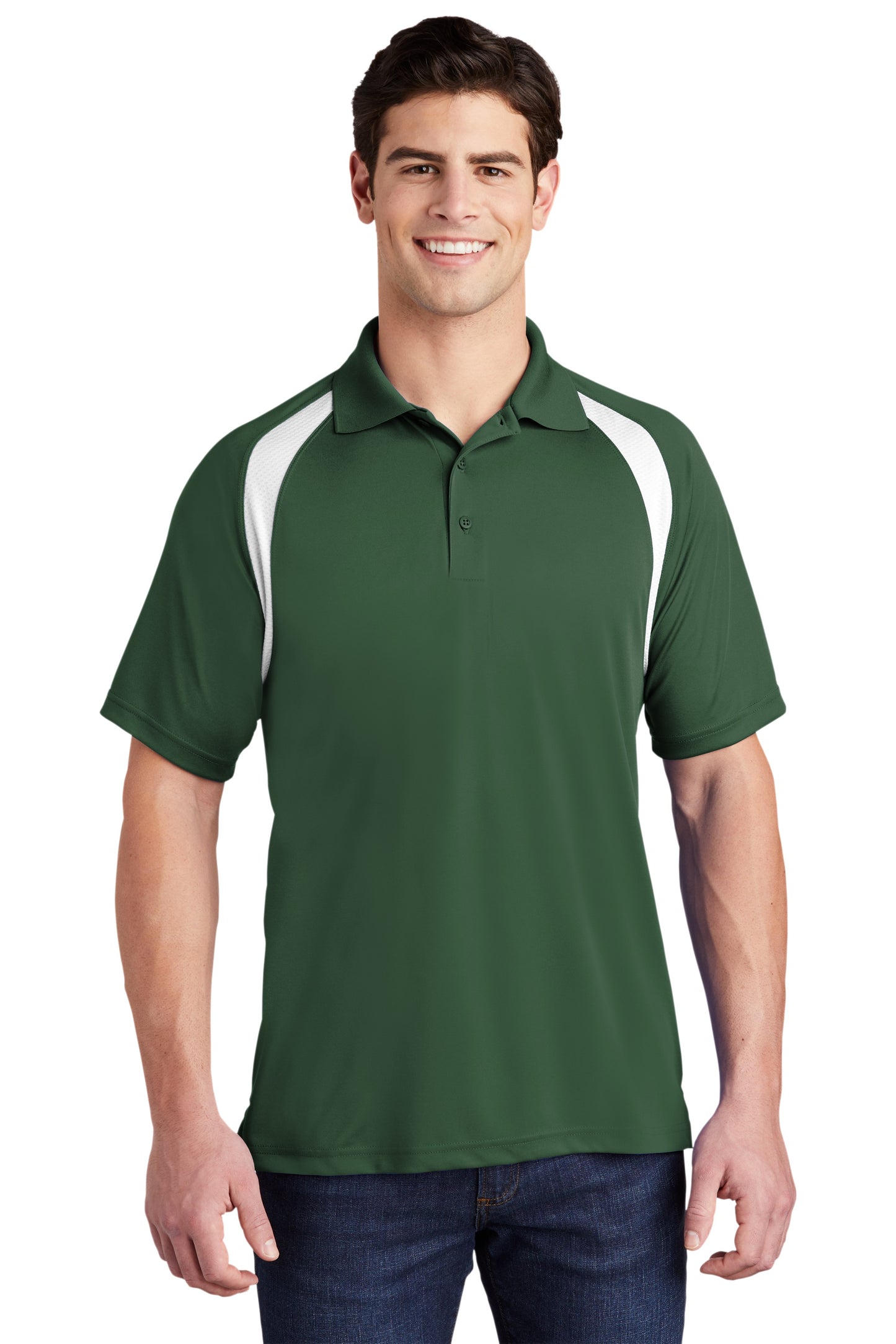 Sport-Tek® Dry Zone® Colorblock Raglan Polo