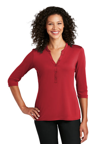 Port Authority ® Ladies UV Choice Pique Henley