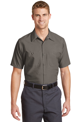 Red Kap® Long Size, Short Sleeve Industrial Work Shirt