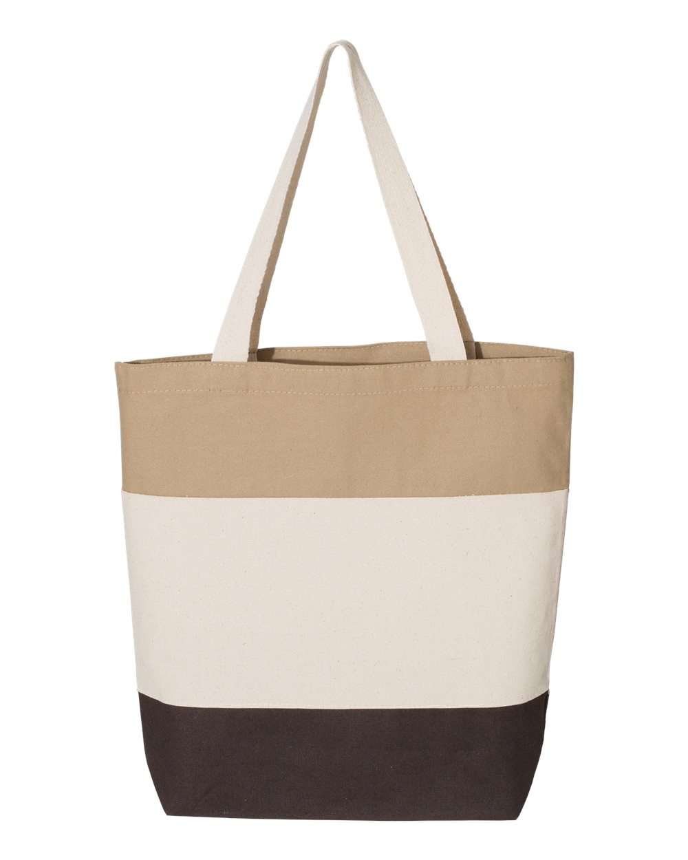 Q-Tees - 11L Tri-Color Tote - Q125900