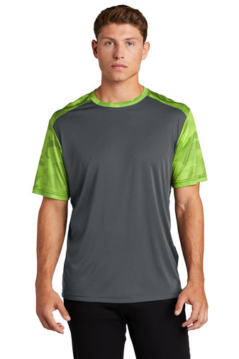 Sport-Tek® CamoHex Colorblock Tee