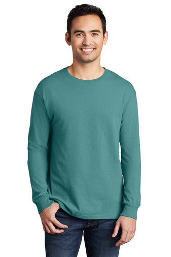 Port & Company® Beach Wash® Garment-Dyed Long Sleeve Tee