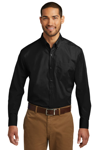 Port Authority® Long Sleeve Carefree Poplin Shirt