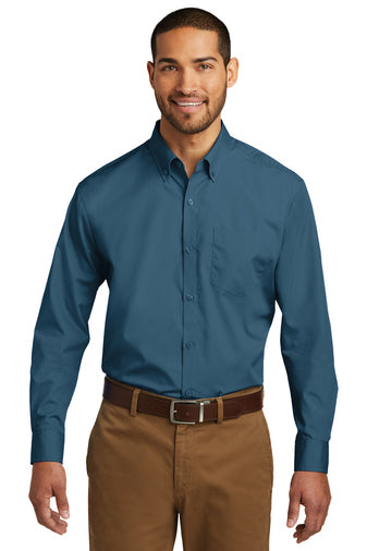 Port Authority® Long Sleeve Carefree Poplin Shirt