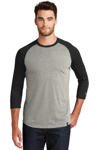 New Era® Heritage Blend 3/4-Sleeve Baseball Raglan Tee