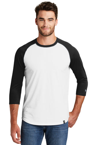 New Era® Heritage Blend 3/4-Sleeve Baseball Raglan Tee