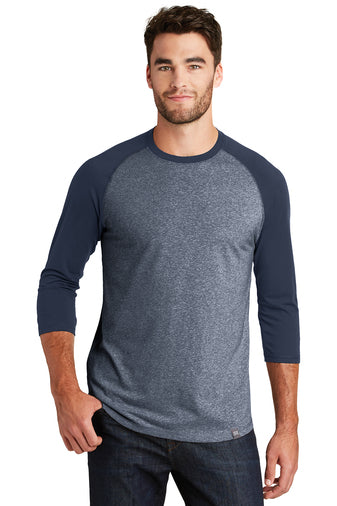 New Era® Heritage Blend 3/4-Sleeve Baseball Raglan Tee