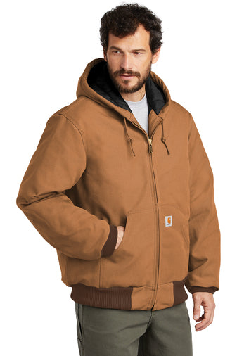 Carhartt ® Quilted-Flannel-Lined Duck Active Jac