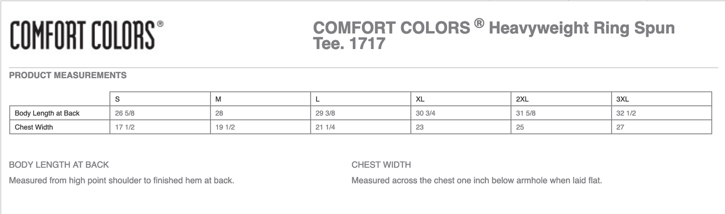 Comfort Colors ® Heavyweight Ring Spun Tee