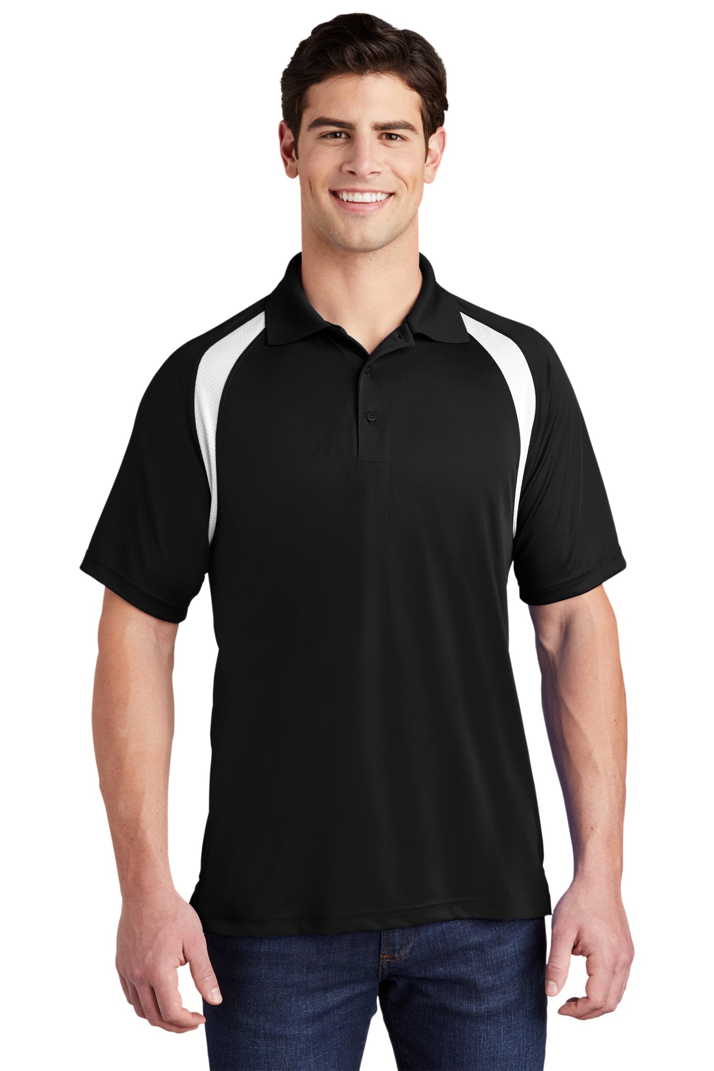 Sport-Tek® Dry Zone® Colorblock Raglan Polo