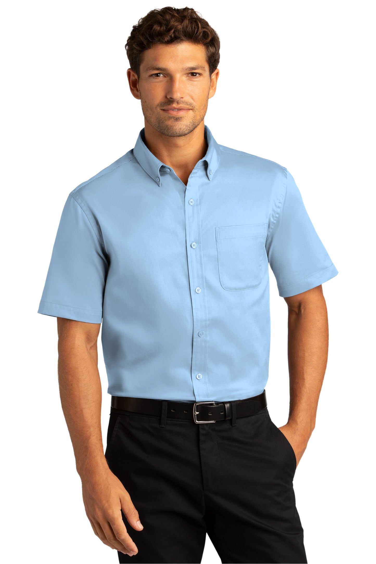 Port Authority® Short Sleeve SuperPro React™Twill Shirt