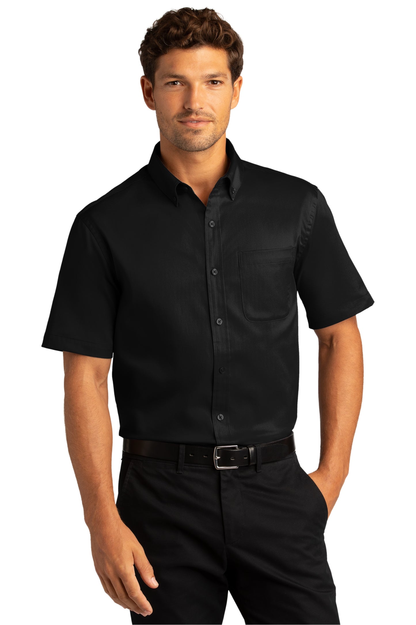 Port Authority® Short Sleeve SuperPro React™Twill Shirt