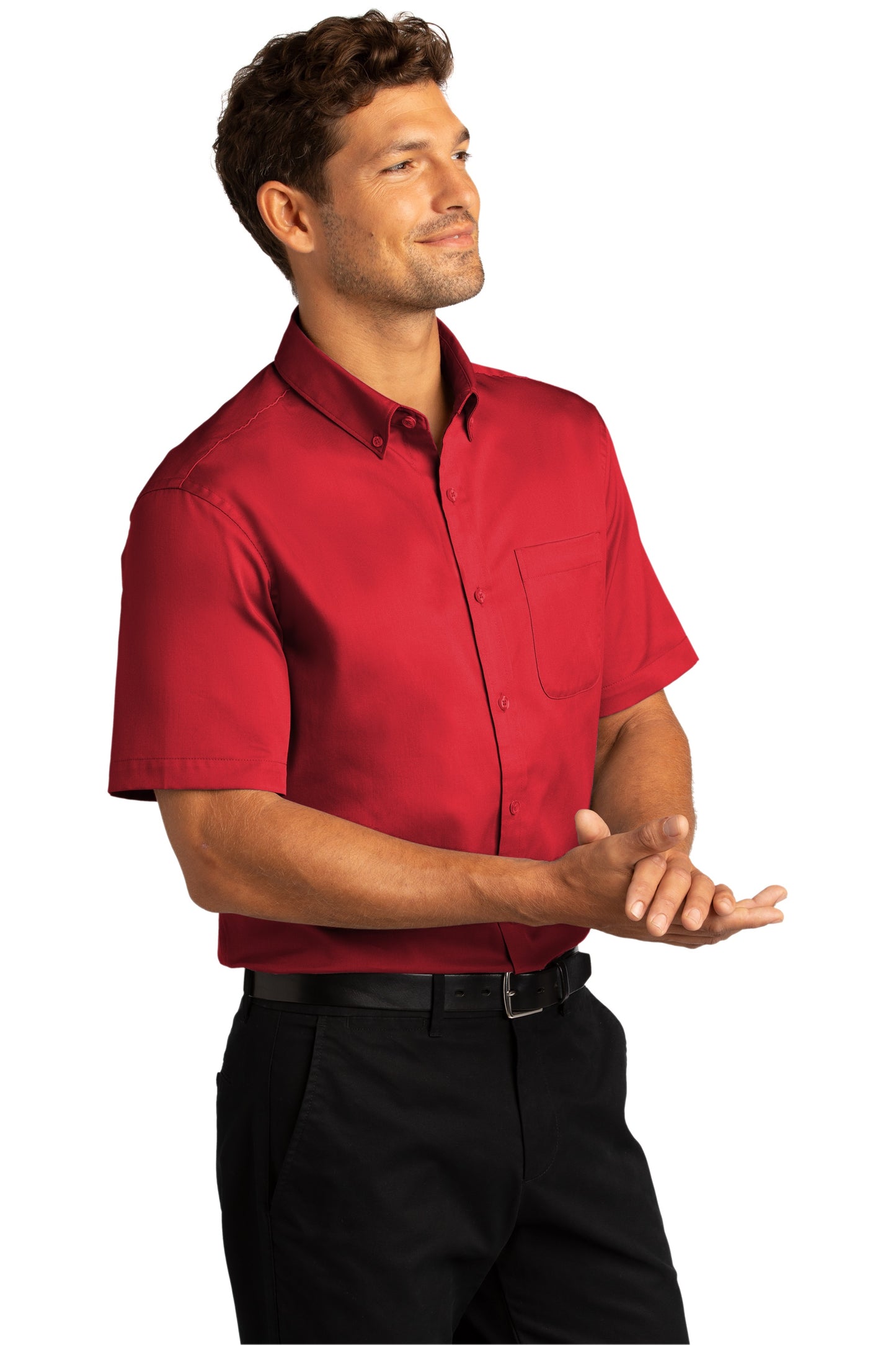 Port Authority® Short Sleeve SuperPro React™Twill Shirt