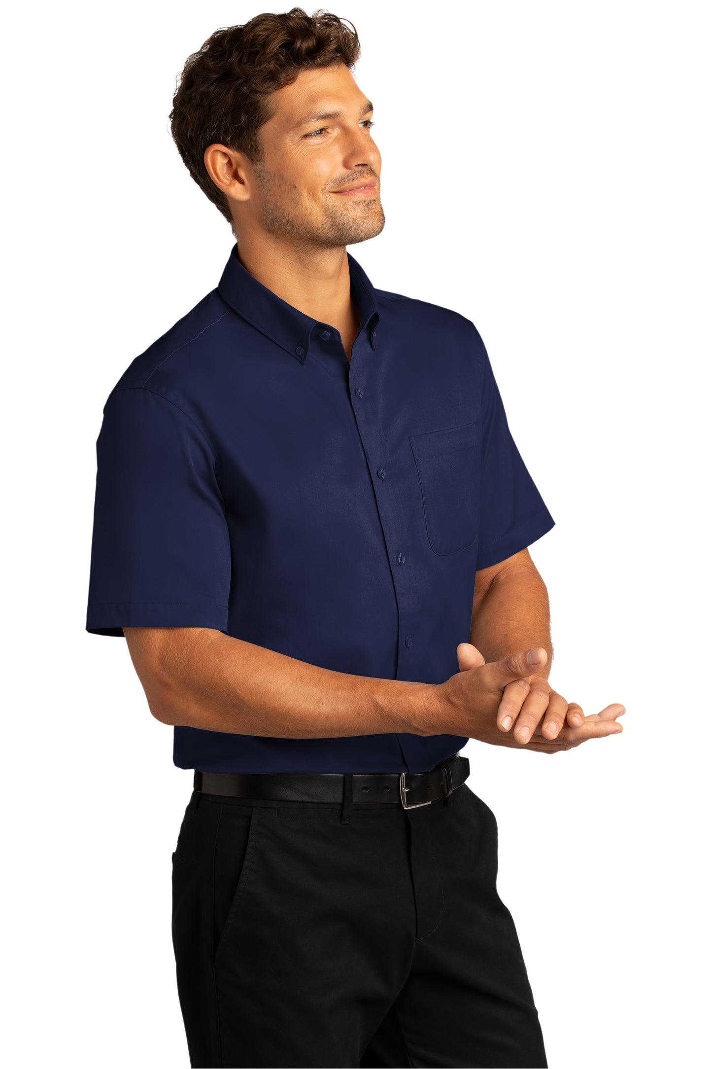 Port Authority® Short Sleeve SuperPro React™Twill Shirt