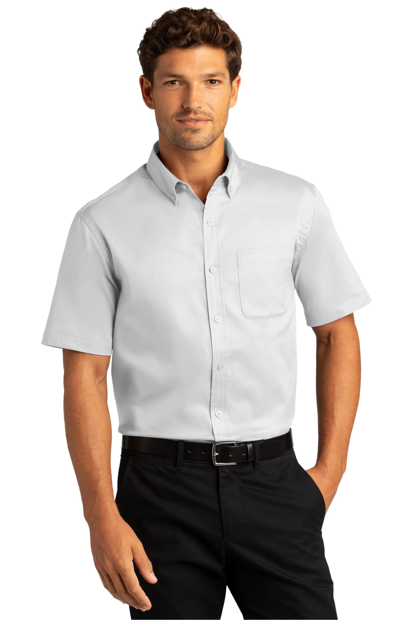 Port Authority® Short Sleeve SuperPro React™Twill Shirt